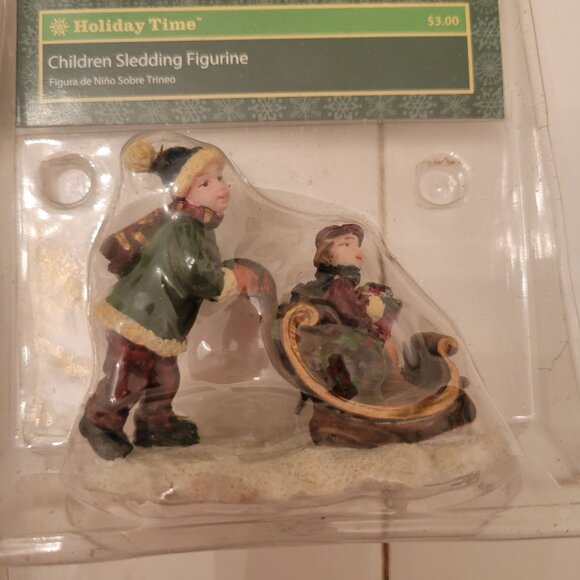 9 Holiday Time Santa Clause Carolers Christmas Holiday Village Accessories Decor - Picture 9 of 10